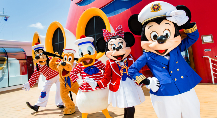 Disney-Cruise-Line Figuren an Bord